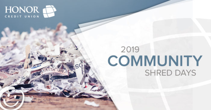 honor credit union shred day event