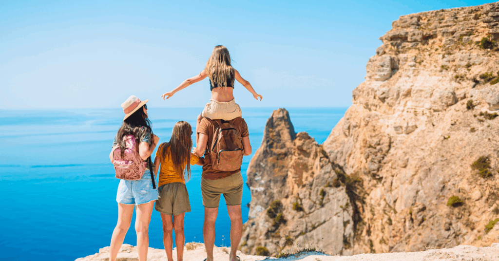 family on vacation