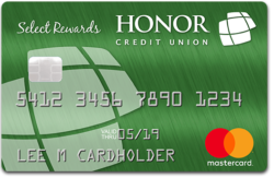 Honor Select Rewards Credit Card