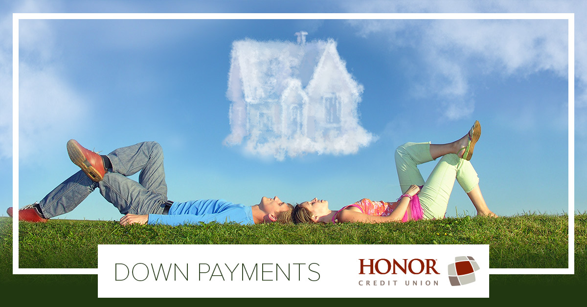 you have down payment options when buying a house with honor credit union