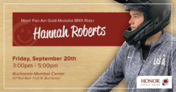 meet bmx rider hannah roberts at the honor credit union buchanan member center on september 20th | Honor Credit Union
