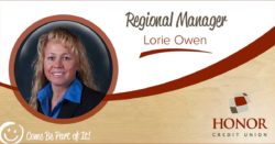 honor credit union regional manager lorie owen | Honor Credit Union