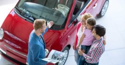 new auto loans at honor credit union make no payments for 90 days; family shopping for car at dealership | Honor Credit Union