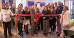 honor credit union celebrated the ribbon cutting and grand opening of the downtown Kalamazoo Connect Center on Friday, November 8, 2019; photo of Honor team members and board members with community leaders in the connect center | Honor Credit Union