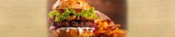 earn double reward points with the honor select rewards credit card now through december 31; hamburger and fries sitting on a table | Honor Credit Union