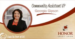 honor credit union community assistant vp georgia gipson | Honor Credit Union