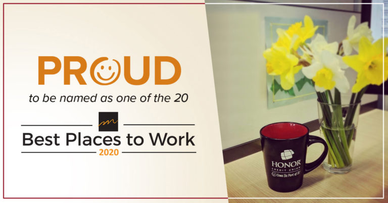 honor credit union named a top place to work in southwest Michigan in 2020