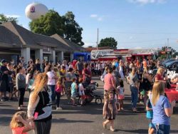 crowd at the annual Paw Paw youth activity night | Honor Credit Union