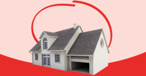 cream house with a grey roof | Honor Credit Union