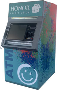 image of an honor credit union live teller atm machine