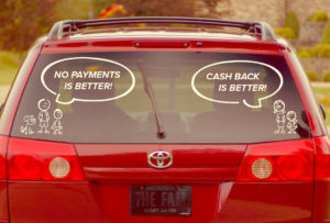 image of a stick figure family in a van | Honor Credit Union