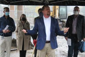 photo from the honor credit union berrien springs member center groundbreaking ceremony on october 23, 2020 | Honor Credit Union