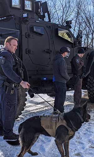 photo of patrol dog felix