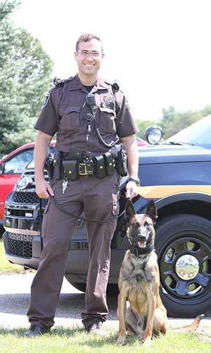 photo of patrol dog rizzo