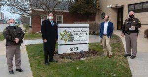 image of people standing in front of berrien county sheriff office | Honor Credit Union