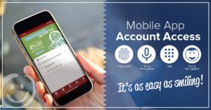 image of a hand holding a mobile phone with the honor credit union mobile app open | Honor Credit Union