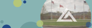 image with a teal background and photo of life action ministries building with logo overlaid on it | Honor Credit Union