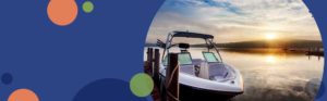 photo of a boat docked during sunset | Honor Credit Union