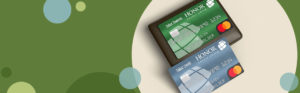 honor select rewards credit card and select credit card resting on a wallet | Honor Credit Union