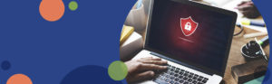 laptop screen showing a security icon | Honor Credit Union