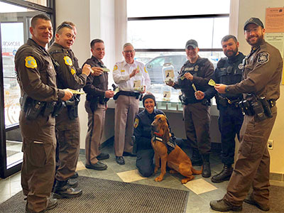 kalamazoo county sheriff patrol dog
