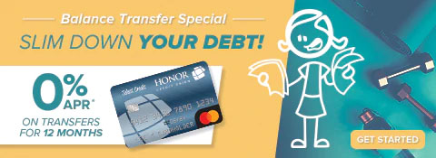 image promoting a limited time 0% interest balance transfer offer