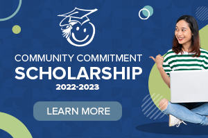 image promoting the 2022 honor credit union community commitment scholarship campaign