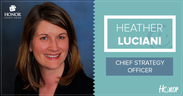 image of honor credit union chief strategy officer heather luciani
