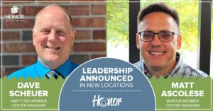 photos of hartford member center manager dave scheuer and baroda member center manager matt ascolese | Honor Credit Union