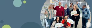 group of honor team members posing together for a photo | Honor Credit Union