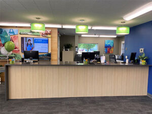 photo of honor credit union's hartford member center lobby | Honor Credit Union