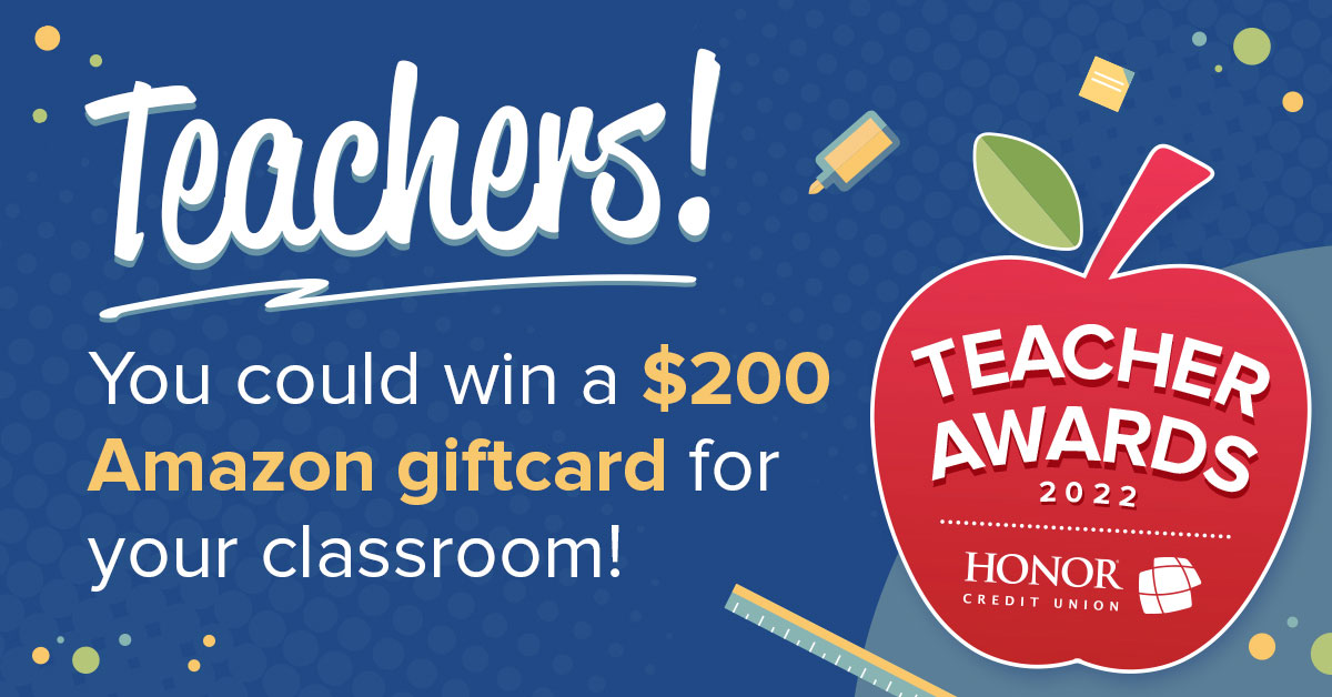 2022_AssociatedImage_TeacherAwards Honor Credit Union