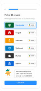 Screenshot of Zogo rewards redemption | Honor Credit Union