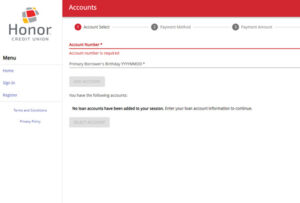 Loan Pay Add Loan and billing info screenshot