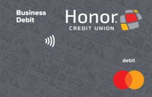 honor credit union business debit card