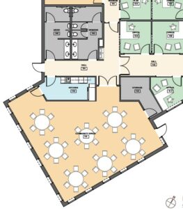layout of new honor marquette member center | Honor Credit Union