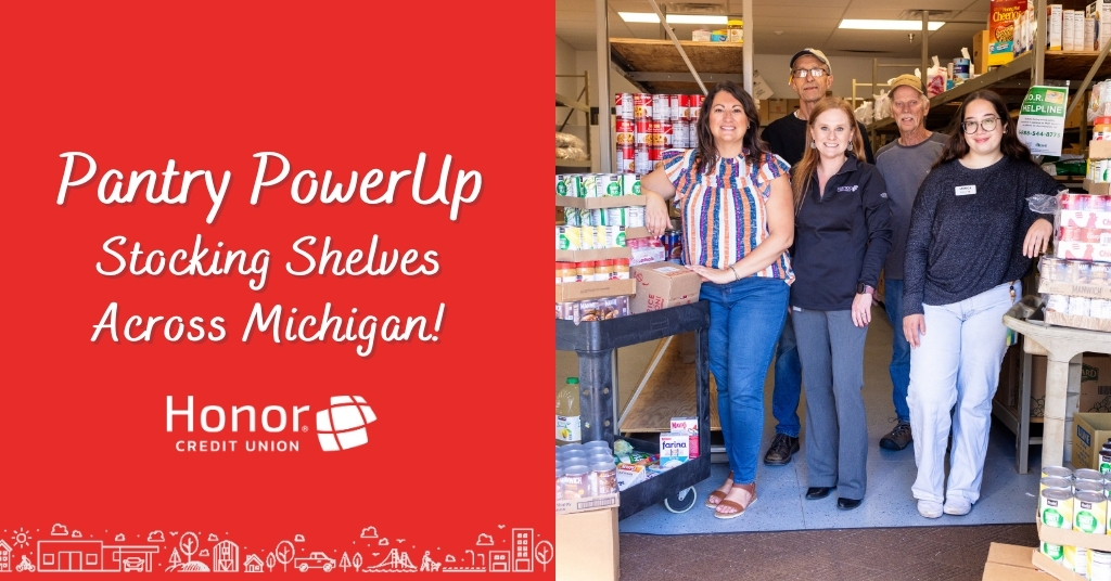 Pantry Power Up Stocking Shelves Across Michigan!