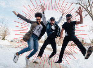 students jumping for joy about being Honor members | Honor Credit Union