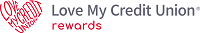 Love my credit union rewards logo