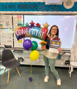 teacher awards winner Melissa Harris - Roosevelt Elementary School 3rd Grade | Honor Credit Union