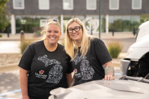 Honor staff at a shred day event at Operations Center | Honor Credit Union