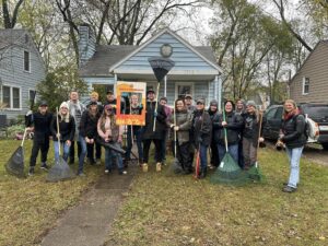 Honor team at Rake a difference event | Honor Credit Union