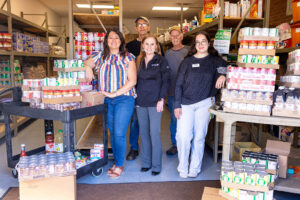 Honor staff working at a pantry power up event | Honor Credit Union