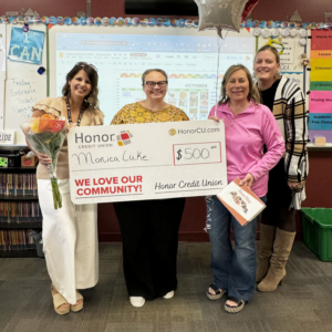 teacher awards winner Monica Luke | Honor Credit Union