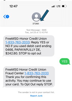 Example of Fraud Text