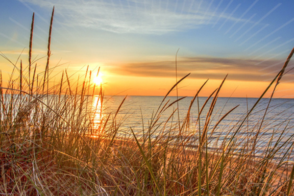 Southwest Michigan Beach sunset