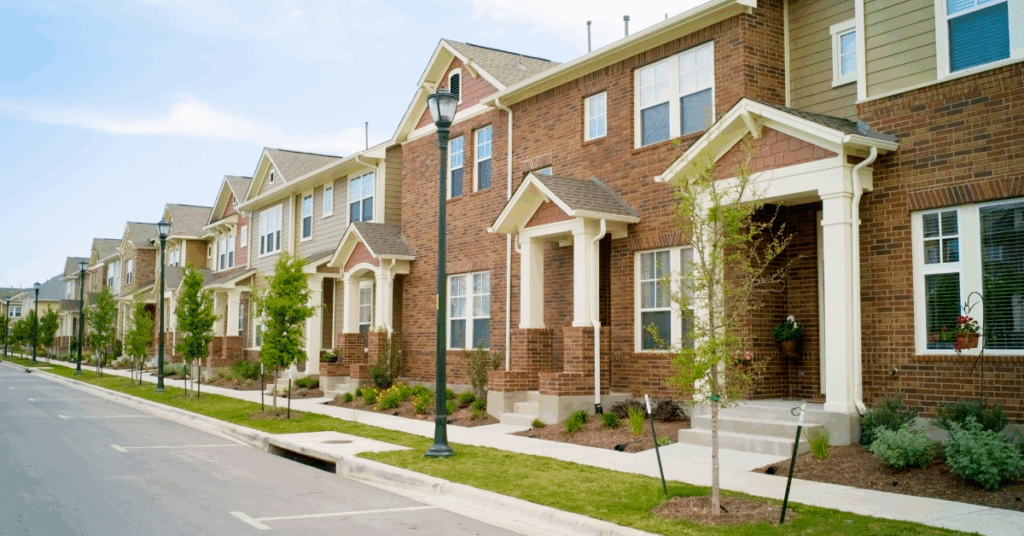 brick townhouses