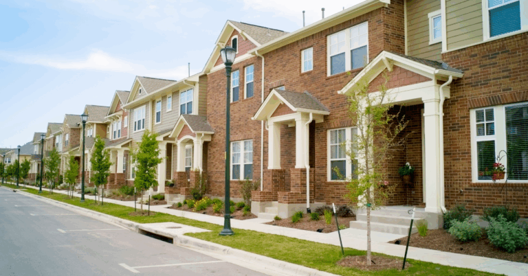 brick townhouses