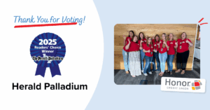 Herald Palladium 2025 Readers Choice Awards | Honor Credit Union