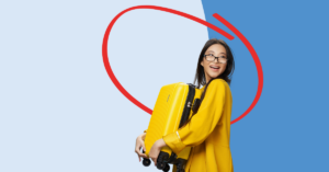 women holding luggage | Honor Credit Union